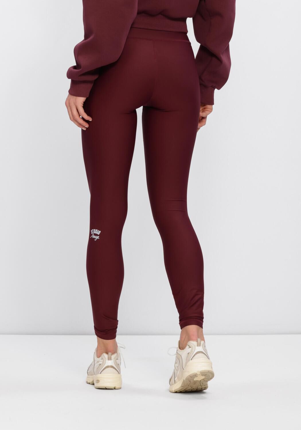 Bordeaux STUDIO AMAYA Sportleggings CORE LEGGING - BORDEAUX - large