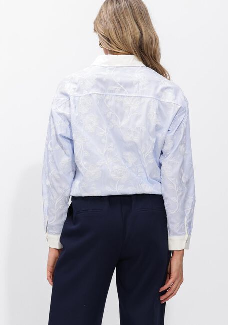 Blauwe NUKUS Blouses MEAVE BLOUSE EMBROIDERY - large