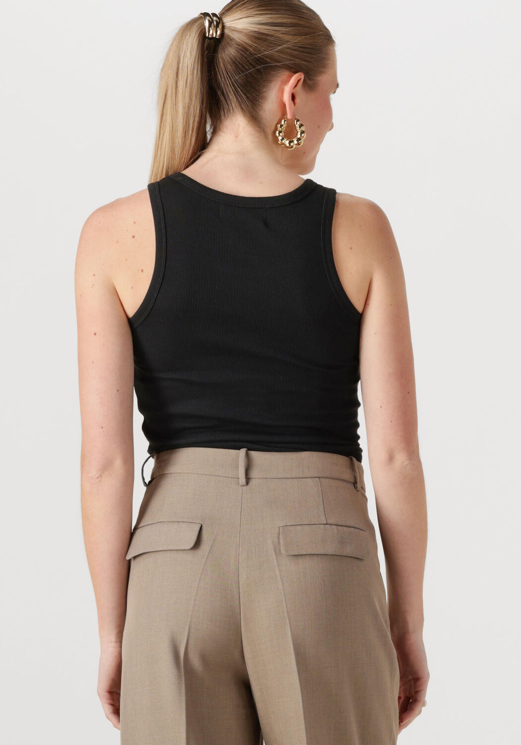 Zwarte WITHBLACK Top WBLDORDI TANK - large