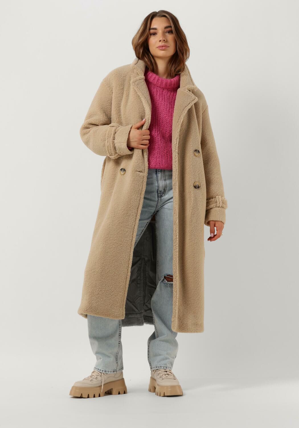 Selected femme 2025 teddy wrap coat