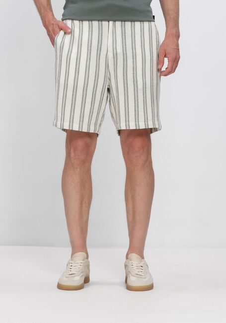 Ecru ANERKJENDT Korte broek AKJAN STRUC STRIPE2 SHORT - large