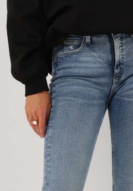 Lichtblauwe CALVIN KLEIN Skinny jeans HIGH RISE SKINNY - large