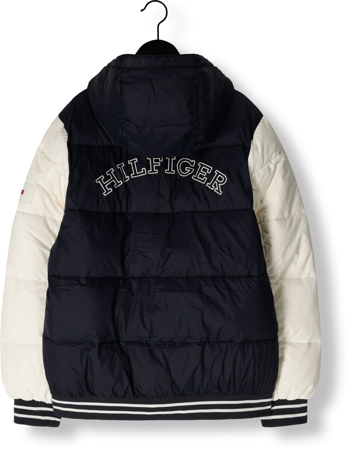 TOMMY HILFIGER Jongens Jassen Colorblock Puffer Jacket Blauw