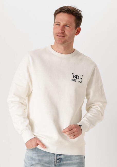 Witte BUTCHER OF BLUE Trui ARMY STENCIL CREW - large