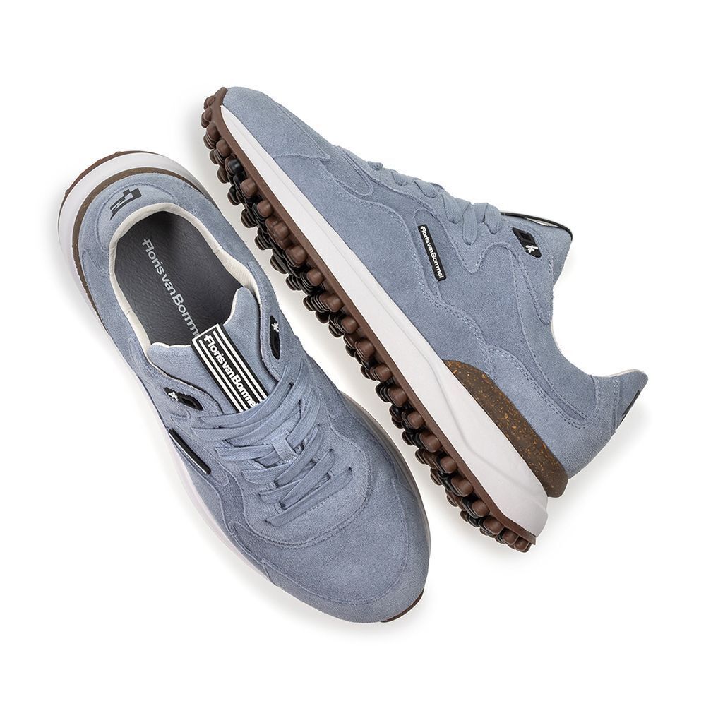 Blauwe FLORIS VAN BOMMEL Lage sneakers Noppi 50.03 - medium