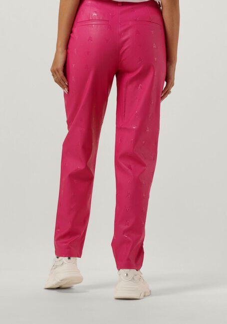 Roze ALIX THE LABEL Pantalon LOGO FO LEATHER PANTS - large