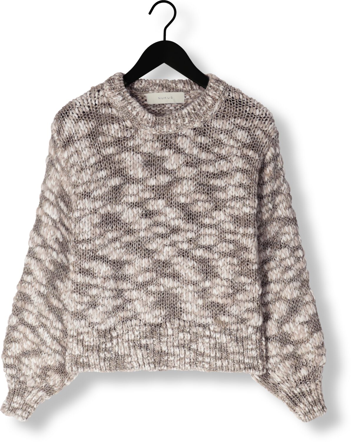 NUKUS Dames Truien & Vesten Moreno Pullover Taupe