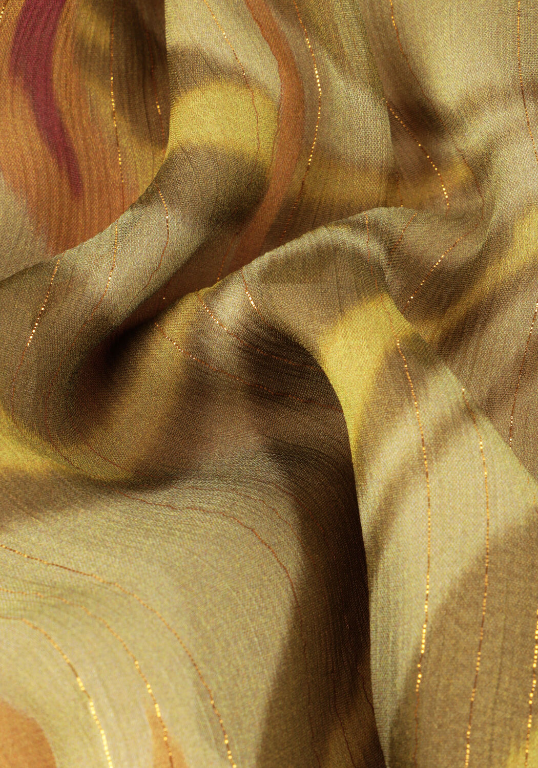 Groene ANA ALCAZAR Maxi jurk MAXI DRESS - large