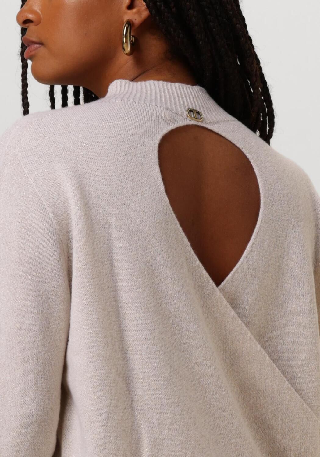 TWINSET MILANO Dames Tops & T-shirts 242tt3480 Beige