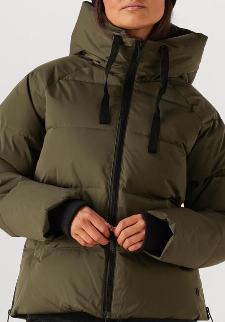 Groene MSCH COPENHAGEN Gewatteerde jas MSCHPAVINARIA SHORT JACKET - large