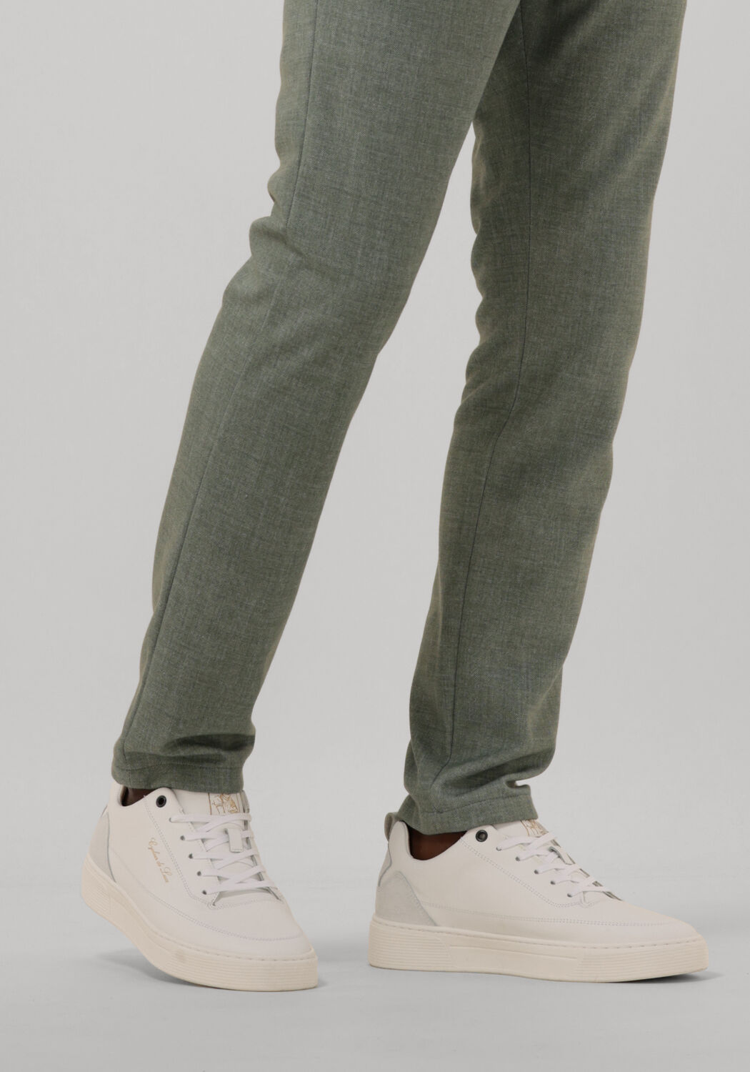 Witte CYCLEUR DE LUXE Lage sneakers POKES - large