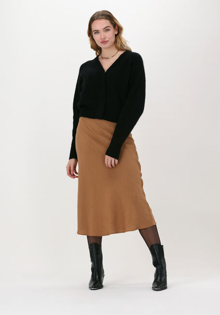 Zwarte SECOND FEMALE Vest BROOK KNIT BOXY CARDIGAN - large