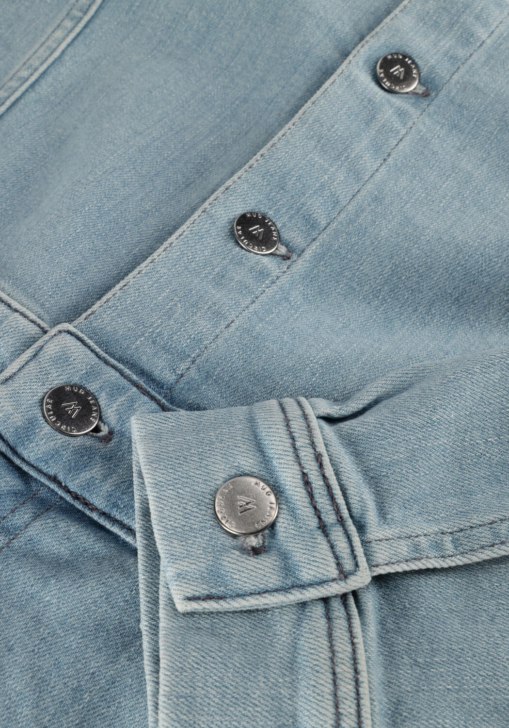 Blauwe ANOTHER LABEL Jumpsuit LAUREN DENIM JUMPSUIT L/S - large