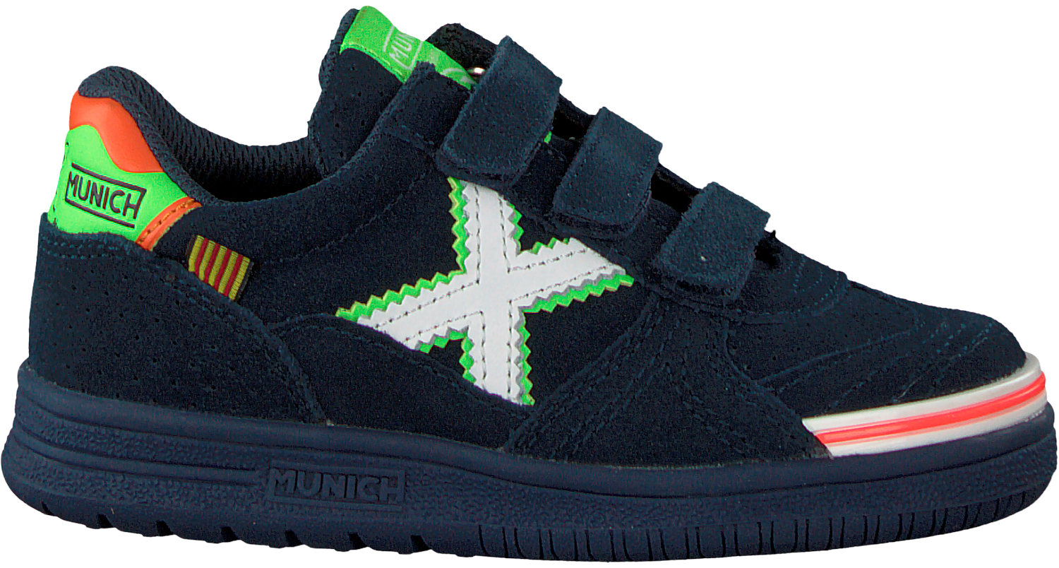 Zwarte MUNICH Lage sneakers G3 VELCRO | Omoda