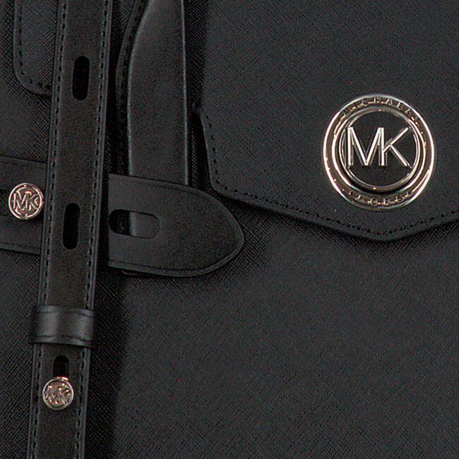 Zwarte MICHAEL KORS Handtas LG FLAP BELTED SATCHEL Zwarte MICHAEL KORS Handtas LG FLAP BELTED SATCHEL - large