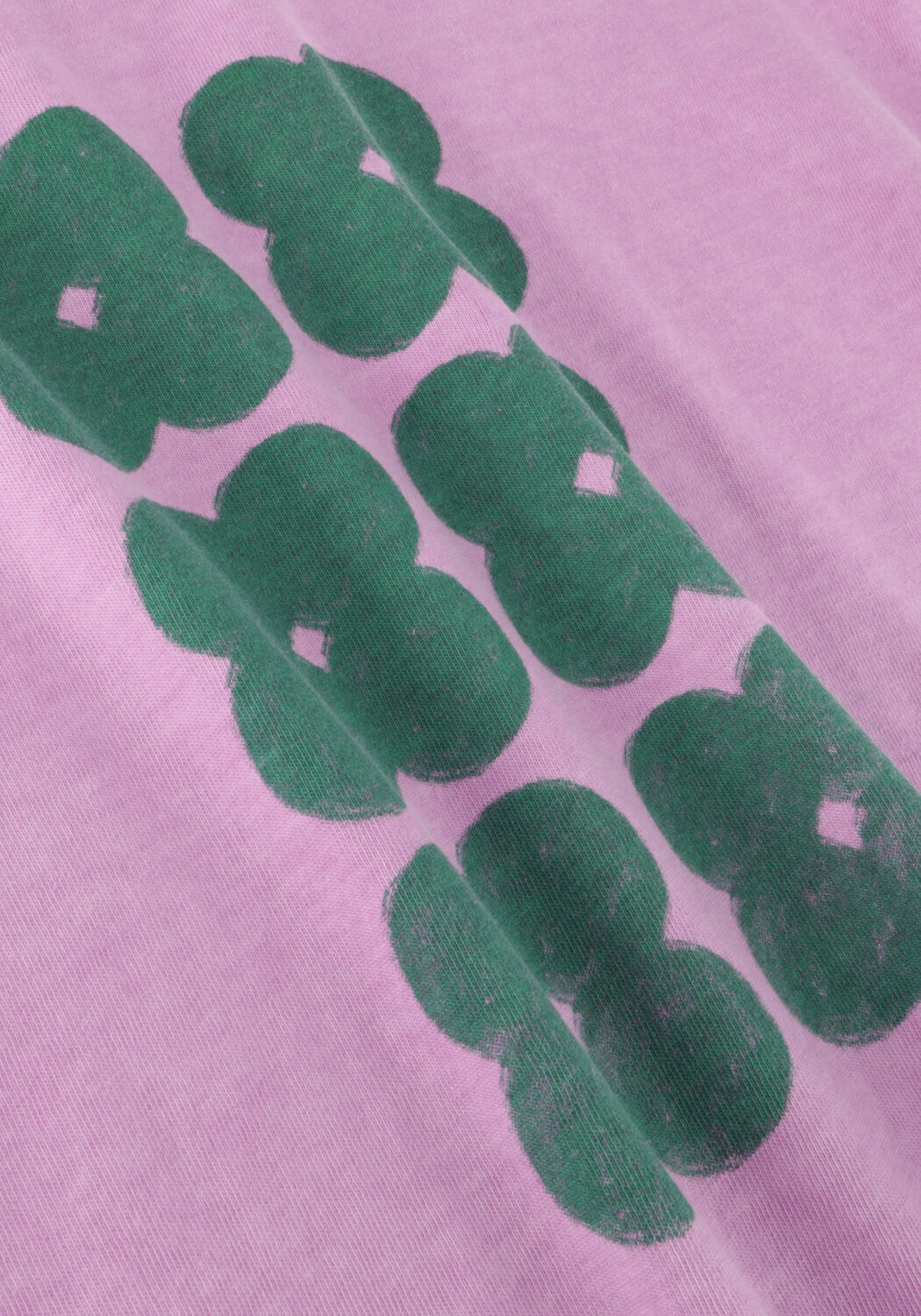 Paarse Jelly Mallow T-shirt CLOVER PIGMENT T-SHIRT - large