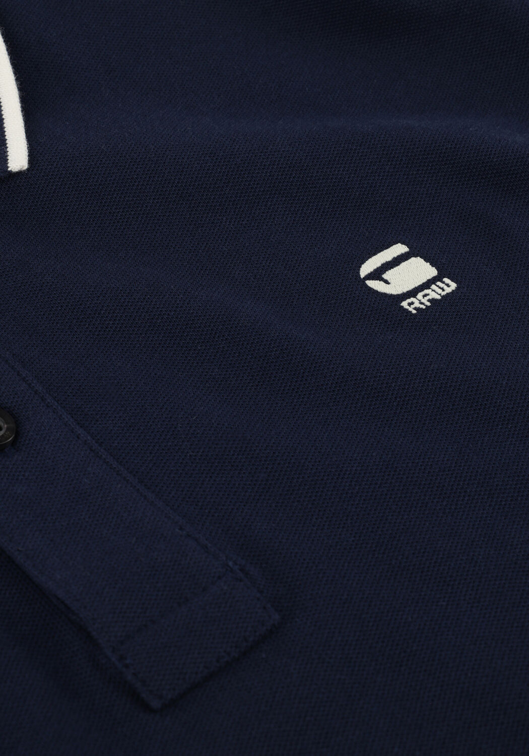 Blauwe G-STAR RAW Polo DUNDA SLIM STRIPE POLO S/S - large