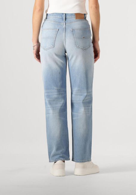 Lichtblauwe TOMMY JEANS Straight leg jeans LAYLA HR SLIM STRAIGHT CH0115 - large