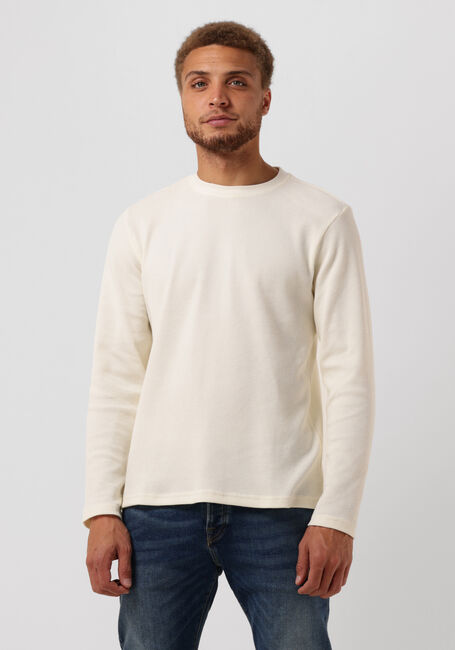 Gebroken wit ANERKJENDT Trui AKSILO LS WAFFLE TEE - large