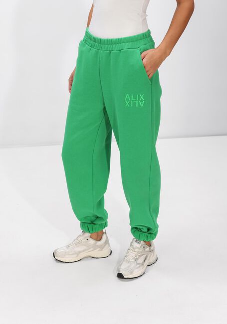 Groene ALIX THE LABEL Joggingbroek LADIES KNITTED ALIX SWEAT PANTS - large