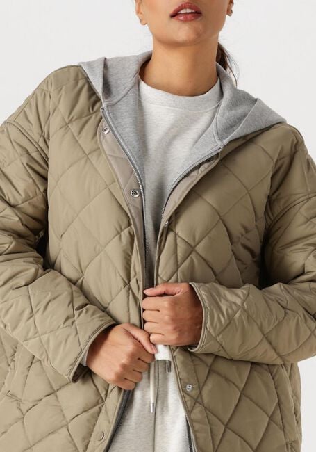 Khaki WITHBLACK Gewatteerde jas WBLMILANA QUILTED JACKET - large