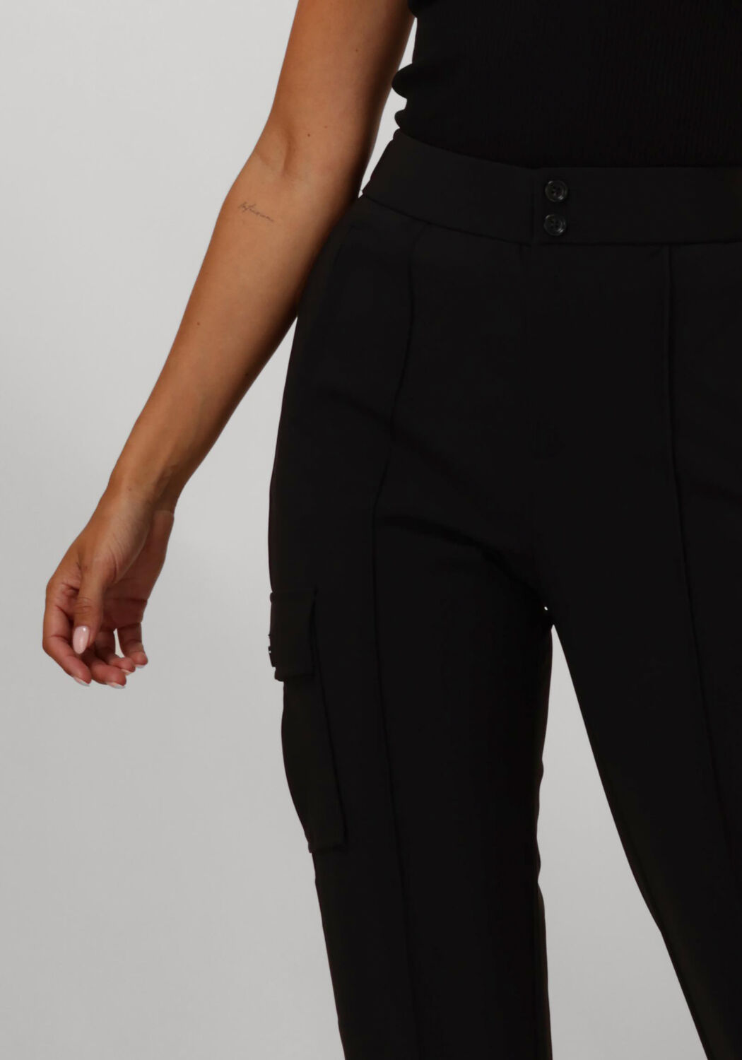 MOS MOSH Dames Broeken Mmantina Izzy Pant Zwart