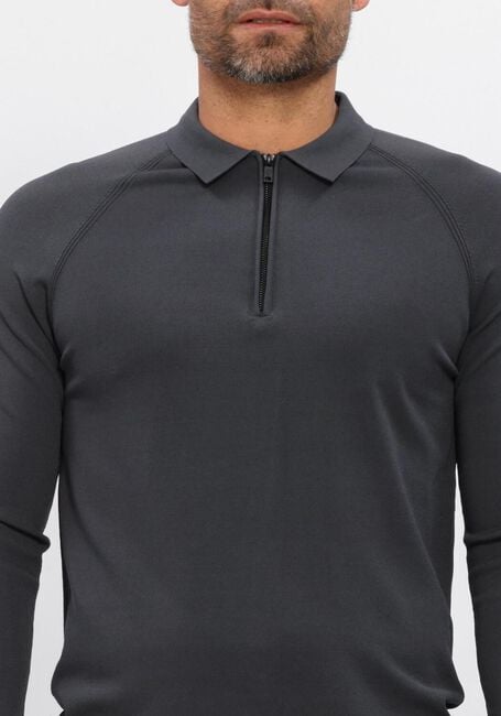 Donkergrijze CAST IRON Polo REGULAR FIT VISCOSE BLEND - large