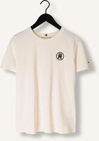 Creme TOMMY HILFIGER T-shirt SMD MDRN REG EMB C-NK SS Creme TOMMY HILFIGER T-shirt SMD MDRN REG EMB C-NK SS - medium