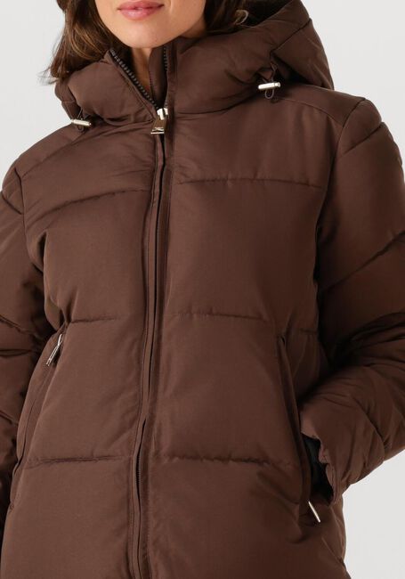 Bruine WITHBLACK Gewatteerde jas WBLGLORIAN LONG PUFFER JACKET - large