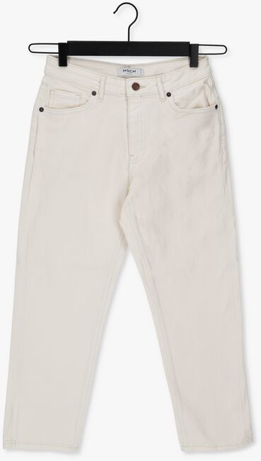 Ecru MSCH COPENHAGEN Straight leg jeans ADRINA MELANIE ANKLE PANTS - large