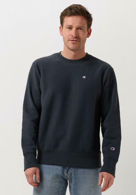 Blauwe CHAMPION Sweater CREWNECK SWEATSHIRT - large