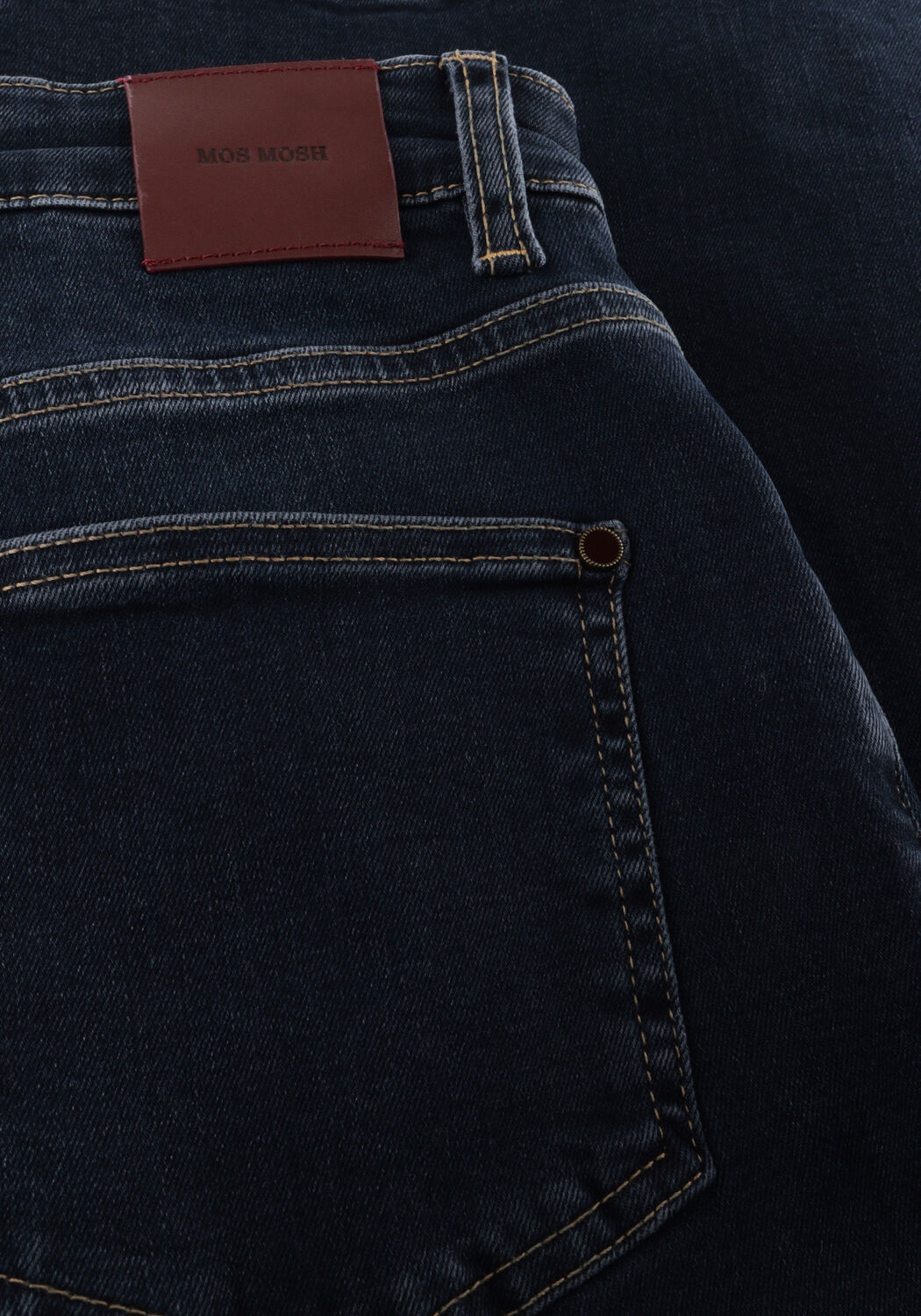 Donkerblauwe MOS MOSH Wide jeans MMDARA HERA JEANS - large