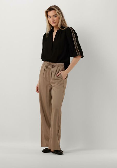 Zwarte NUKUS Blouses LENA BLOUSE TAPE Zwarte NUKUS Blouses LENA BLOUSE TAPE - large