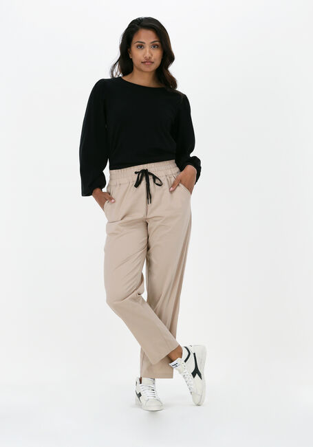 Zand MSCH COPENHAGEN Wijde broek LANA ANKLE PANTS - large