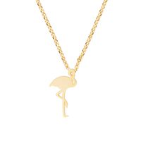 Gouden ATLITW STUDIO Kettingen ELEMENTS NECKLACE FLAMINGO - medium