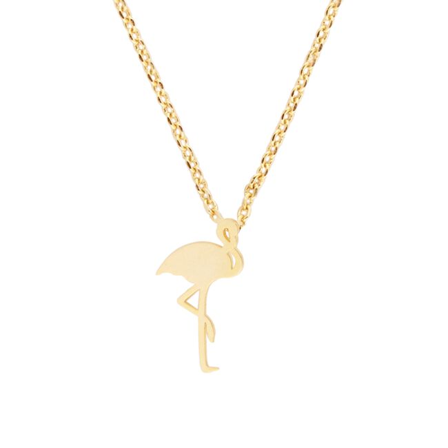 Gouden ATLITW STUDIO Kettingen ELEMENTS NECKLACE FLAMINGO Gouden ATLITW STUDIO Kettingen ELEMENTS NECKLACE FLAMINGO - large