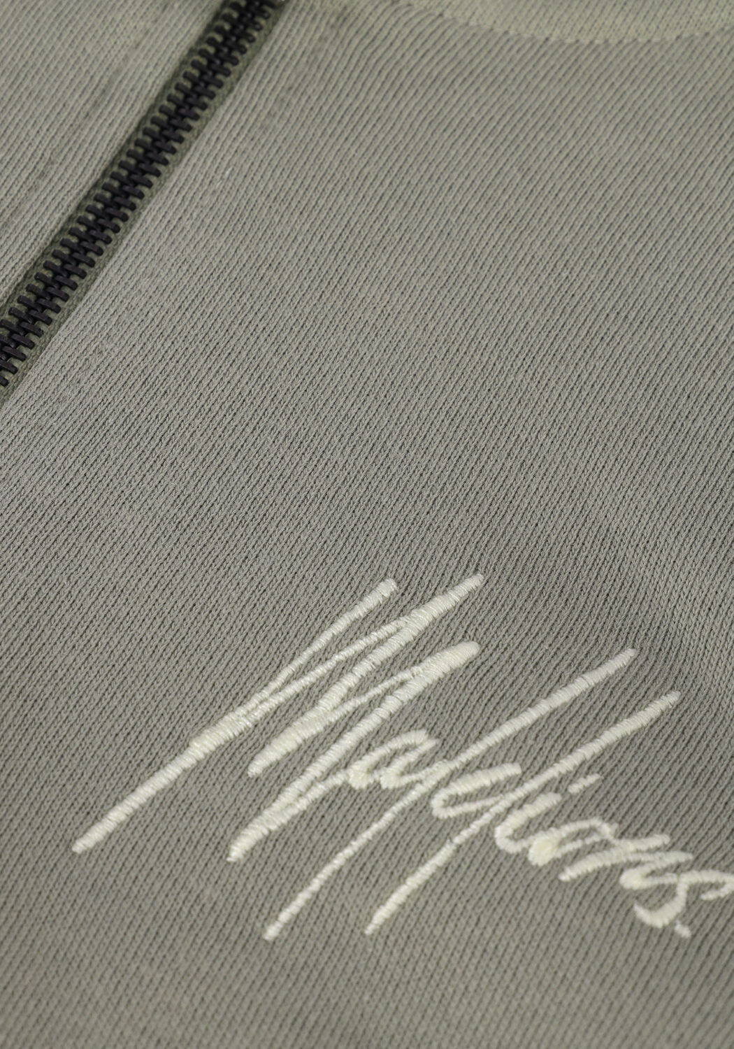 Taupe MALELIONS Sweater MALELIONS JUNIOR HALF-ZIP HOODIE - large