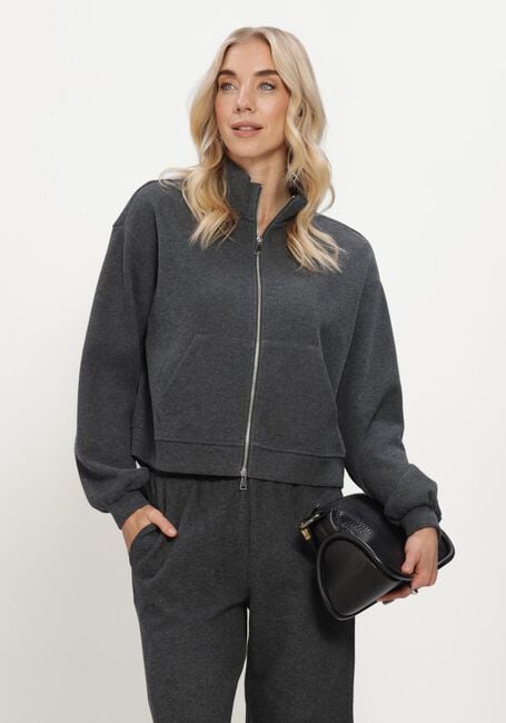 Antraciet MSCH COPENHAGEN Vest MSCHMARLETTA ZIP SWEATSHIRT - large