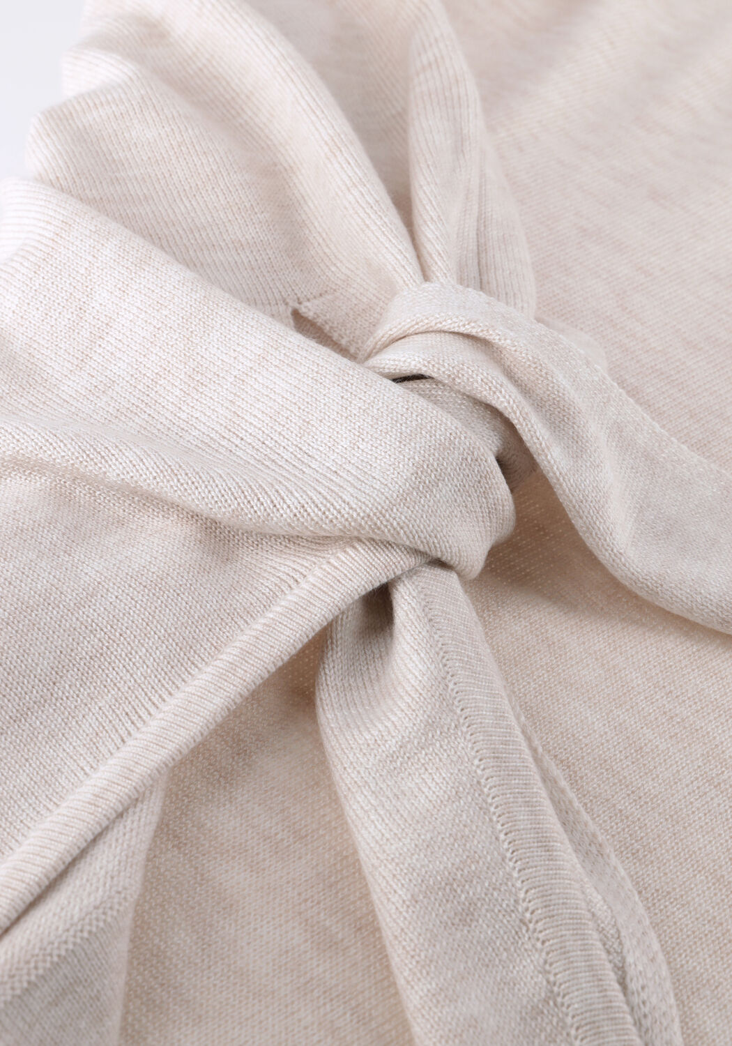 Beige ANOTHER LABEL Coltrui MILEY KNITTED PULL L/S - large