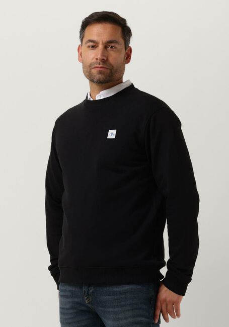 Zwarte SCOTCH & SODA Sweater CLASSIC ESSENTIAL CREWNECK SWEATSHIRT - large