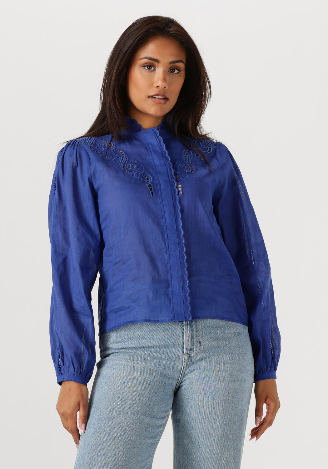 SUNCOO Dames Blouses Leony Blauw
