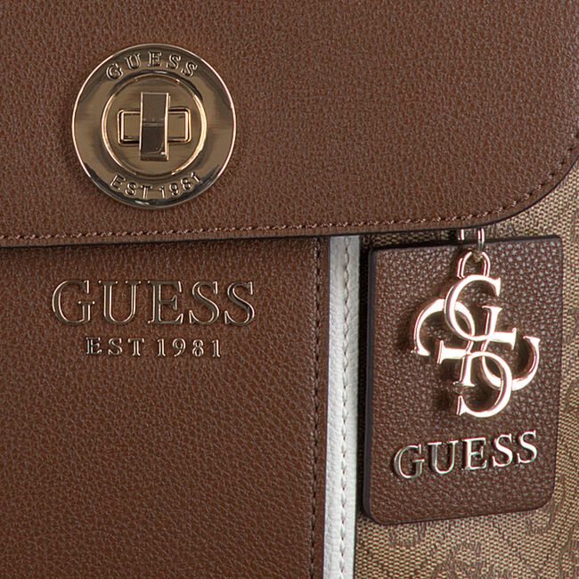 Bruine GUESS Rugtas CATHLEEN BACKPACK Bruine GUESS Rugtas CATHLEEN BACKPACK - large