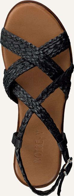 Zwarte NOTRE-V Platte sandalen 431015 Zwarte NOTRE-V Platte sandalen 431015 - large