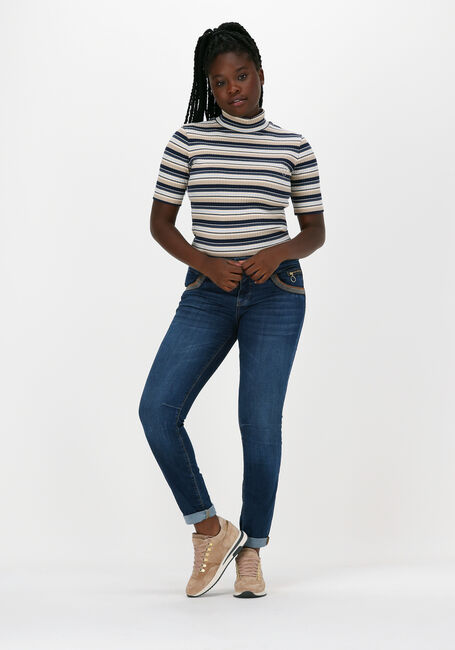 Blauwe MOS MOSH Top JOELINA SS TURTLE NECK TEE Blauwe MOS MOSH Top JOELINA SS TURTLE NECK TEE - large