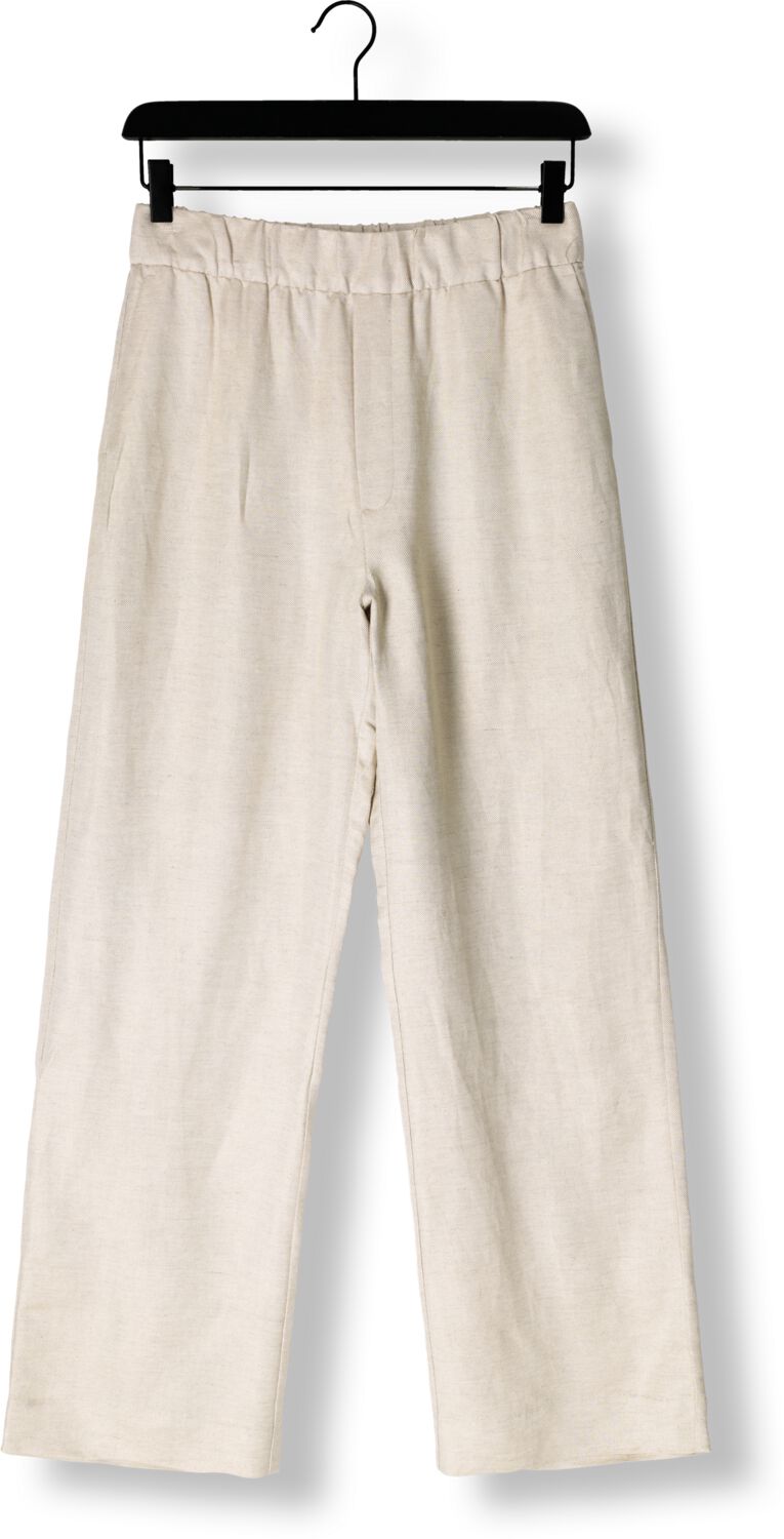 MINUS Dames Broeken Sabbi Linen Pant Zand