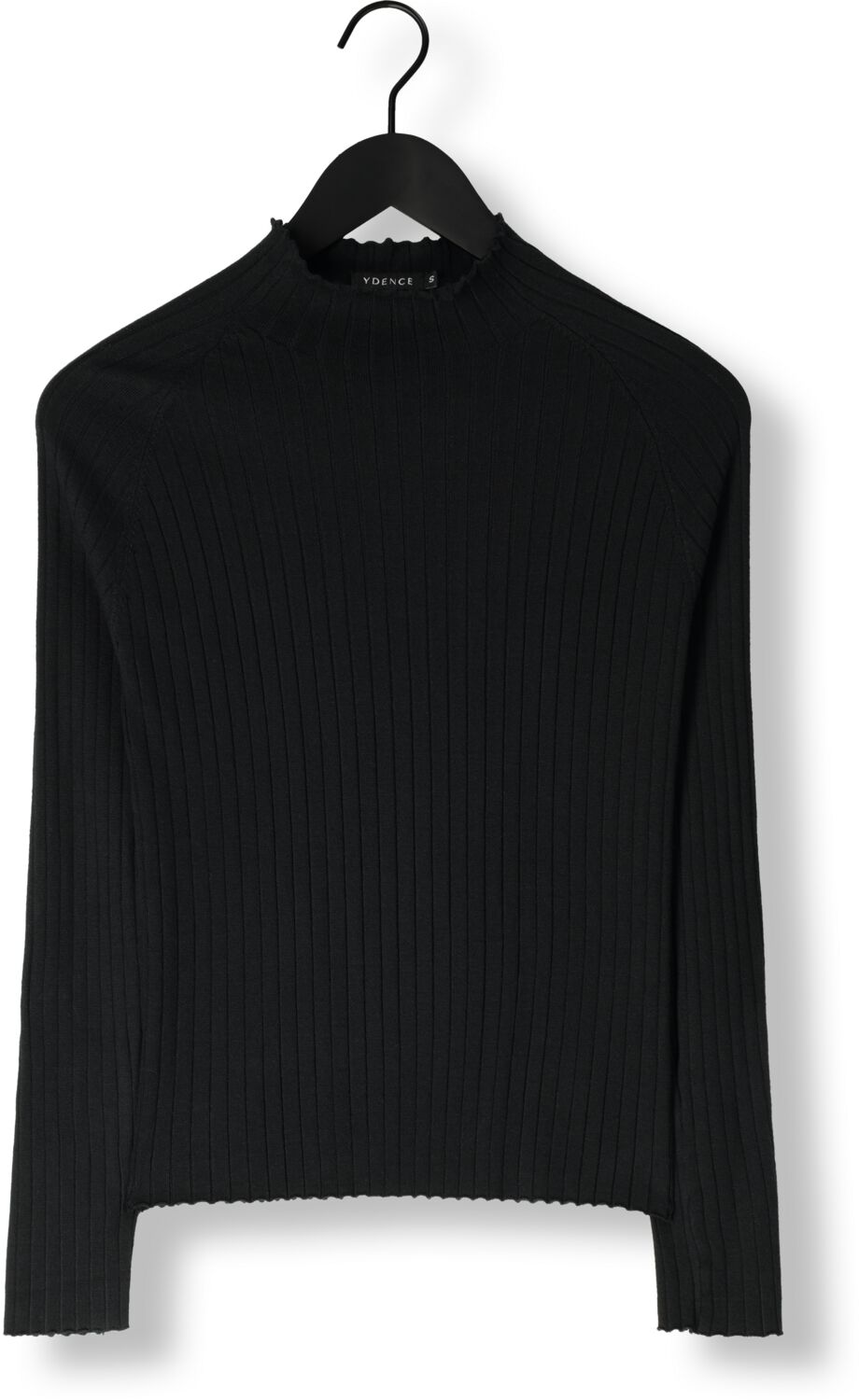 YDENCE Dames Tops & T-shirts Knitted Top Kit Zwart