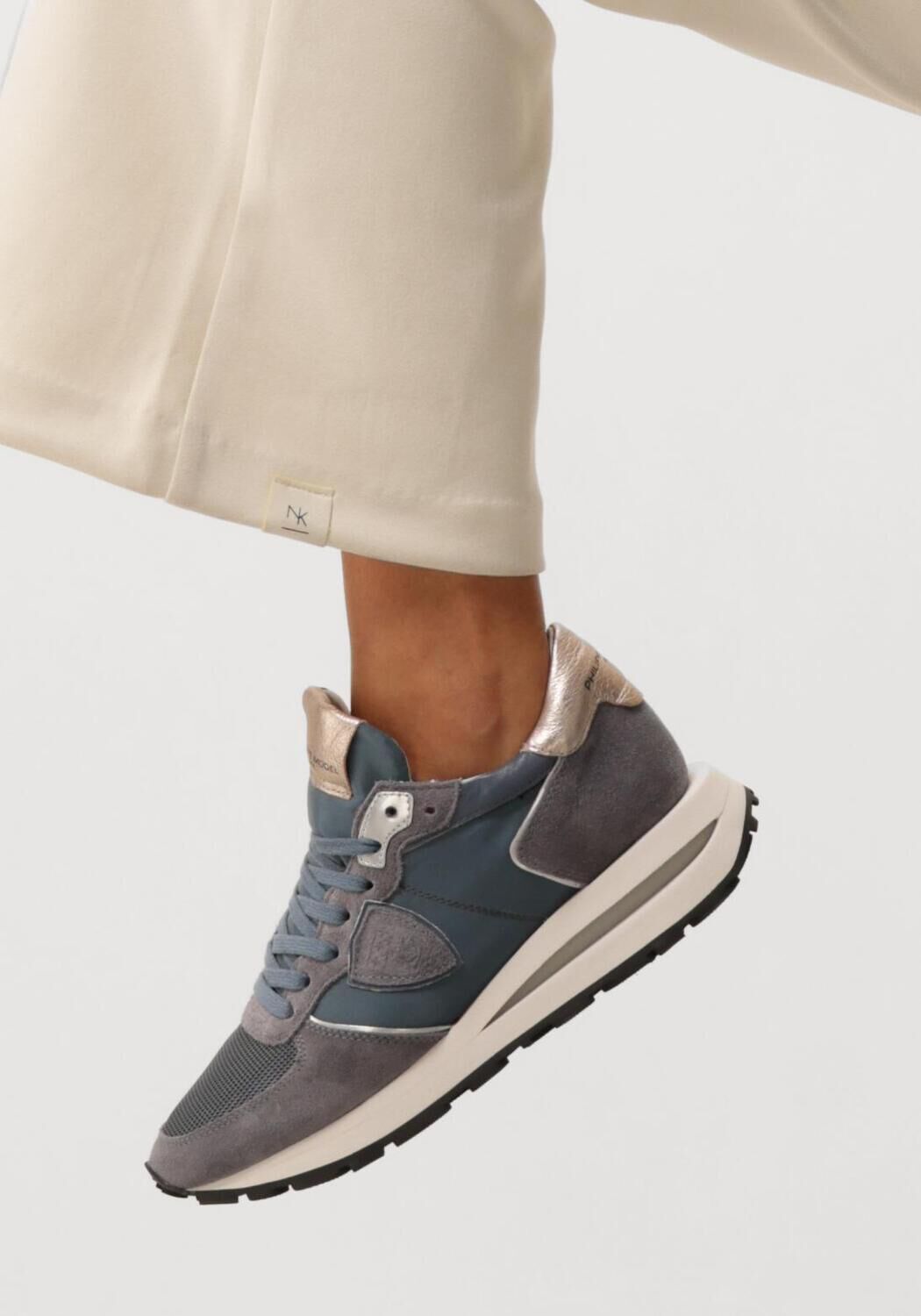 Paarse PHILIPPE MODEL Lage sneakers TROPEZ HAUTE LOW - large