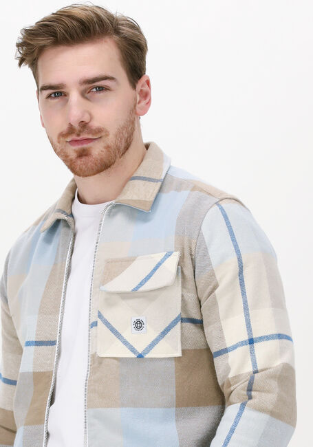 Blauwe KULTIVATE Overshirt ST CHECKERZ - large