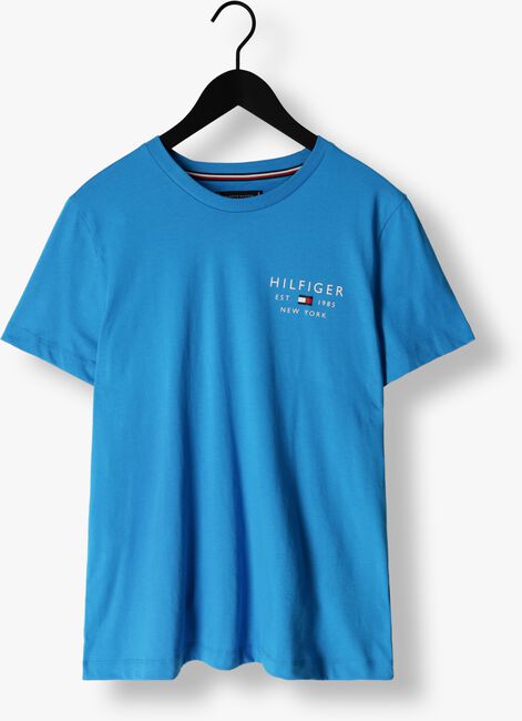 Blauwe TOMMY HILFIGER T-shirt BRAND LOVE SMALL LOGO TEE - large