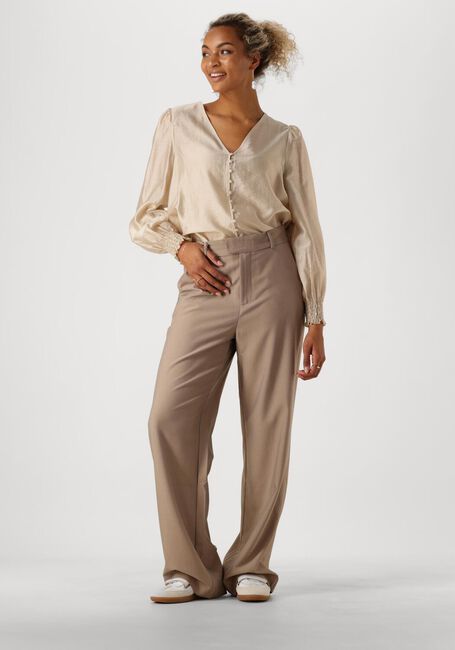 Beige MSCH COPENHAGEN Blouses MSCHIBINA ROMINA SHIRT - large